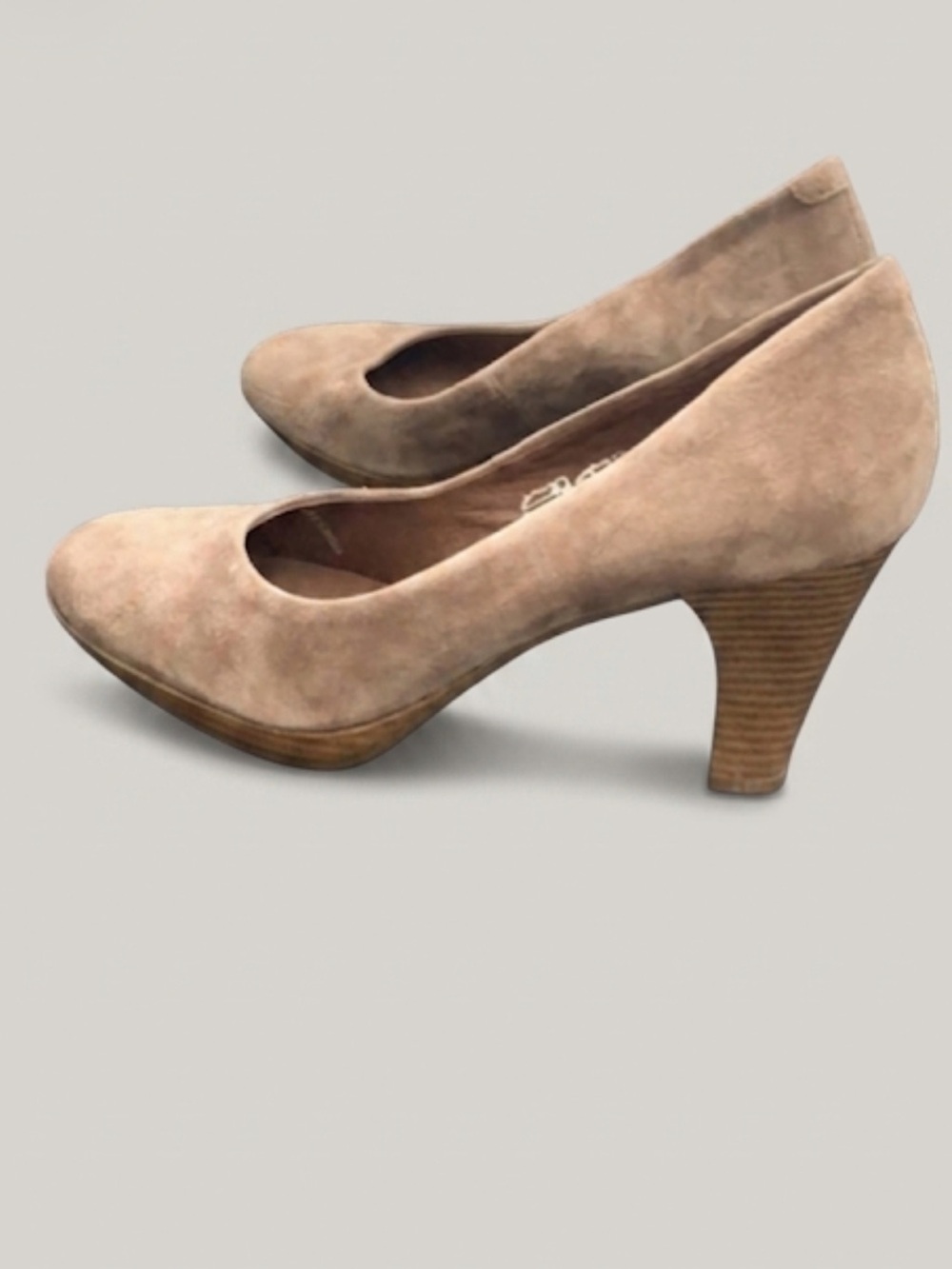 5th Avenue leather/ suede heels